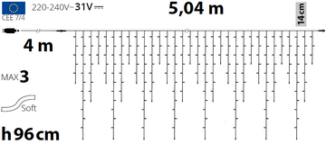 Luz de hielo 270 MiniLED MultiFLASH 504xH96cm
luces de Navidad