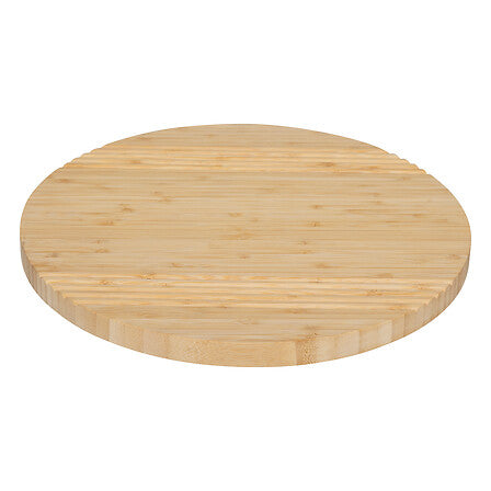 Vassoio girevole rigato 35 x 3,8 cm bambù