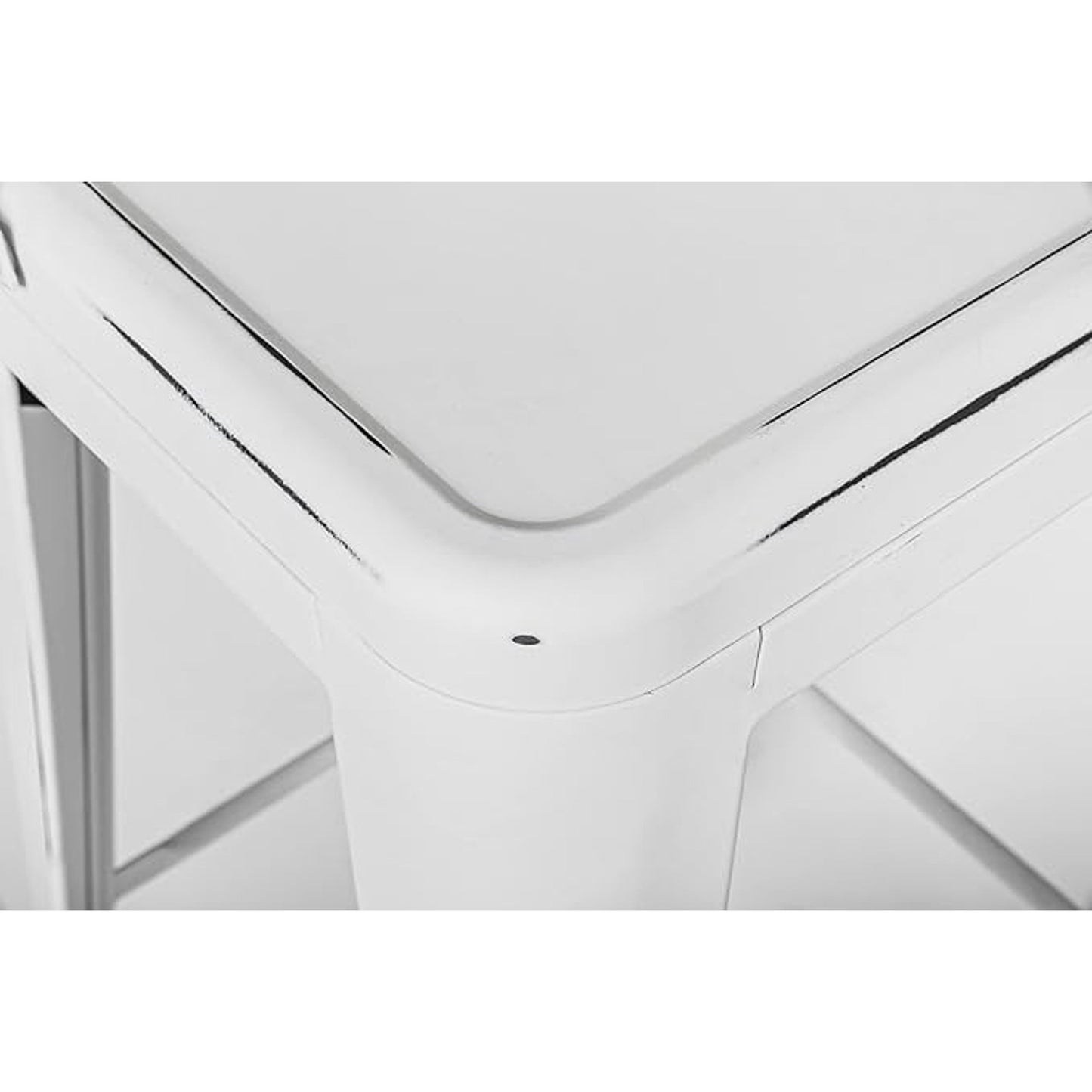 Sgabello bar bianco 42p x 43l x 117h cm