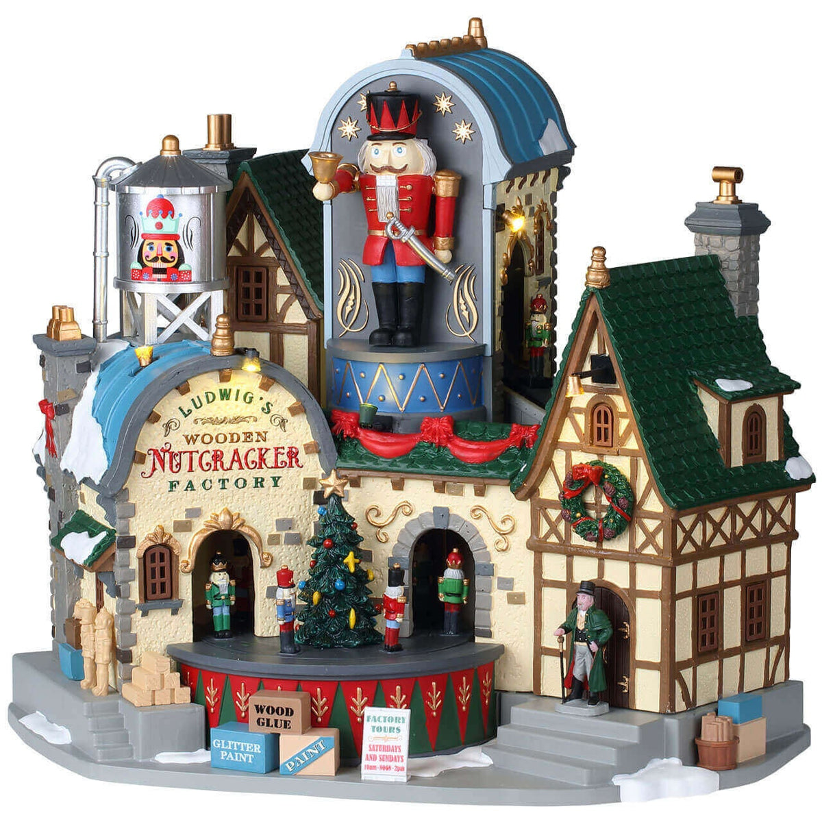 Lemax Ludwig’S Wooden Nutcracker Factory 28 x 29 x 20 cm