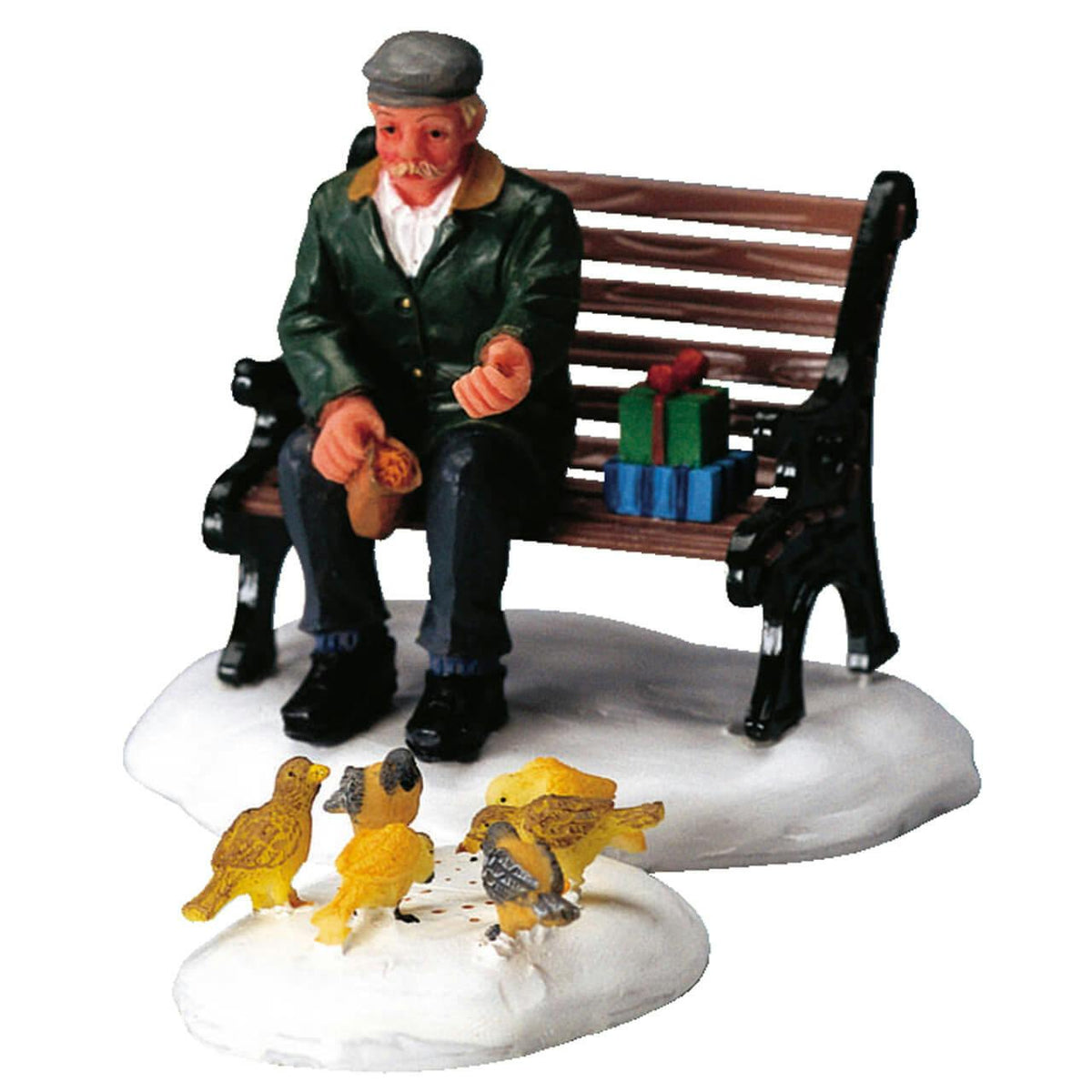 Set di 2 figure per nutrire i piccioni