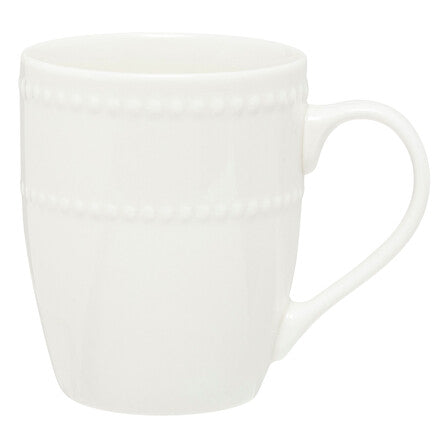 Mug perle 35 cl porcellana bianca 11,5x8,8x10,5 cm