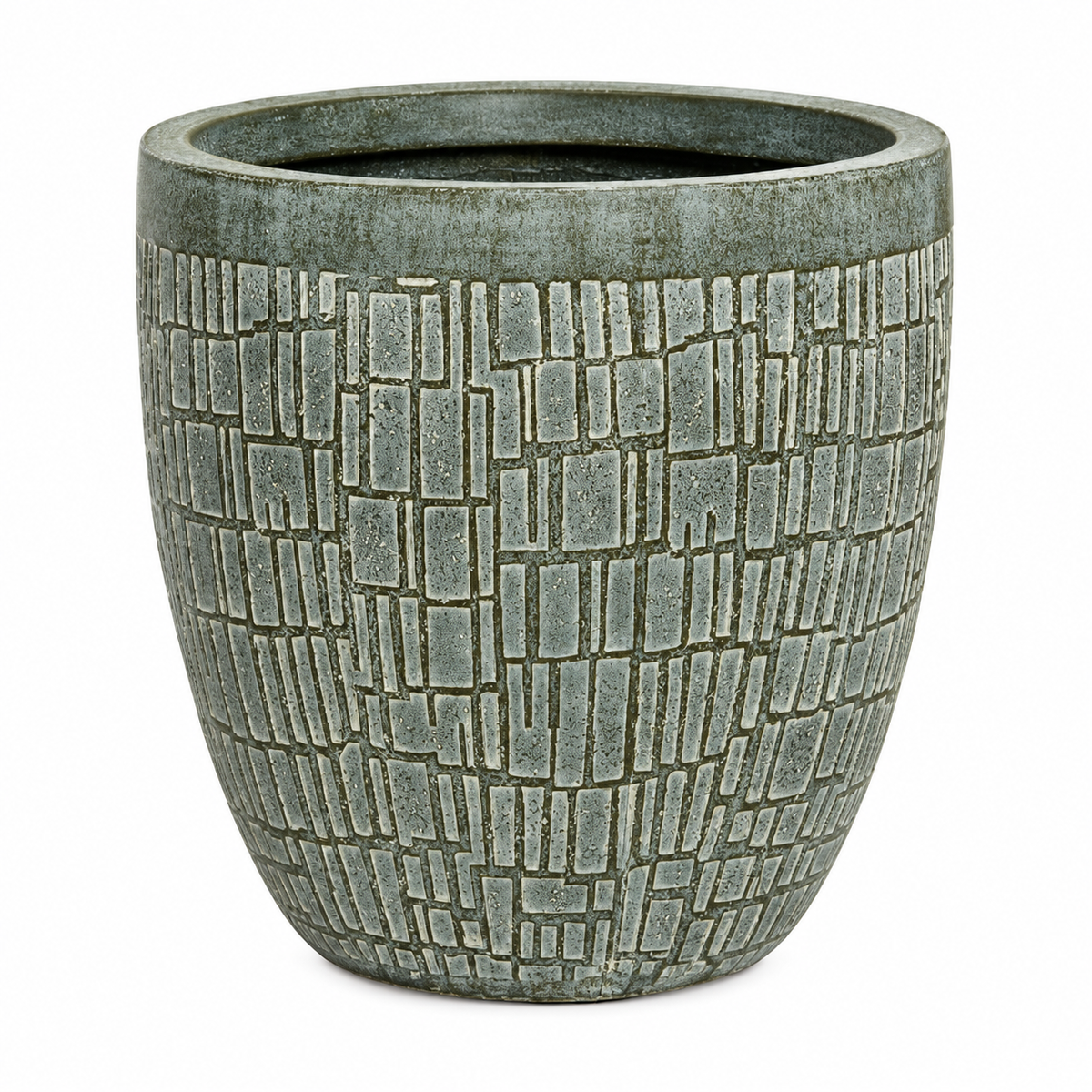 Vaso per piante Dean verde Ø44 × H43 cm
