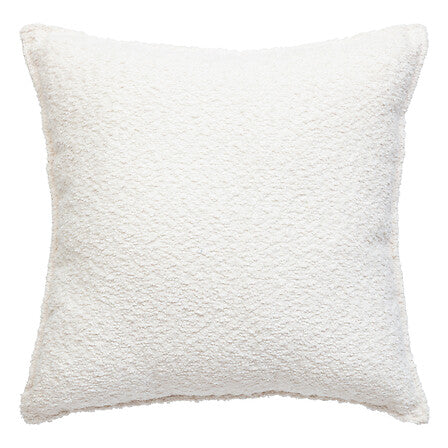 Cuscino bouclette bianco avorio 45x45cm