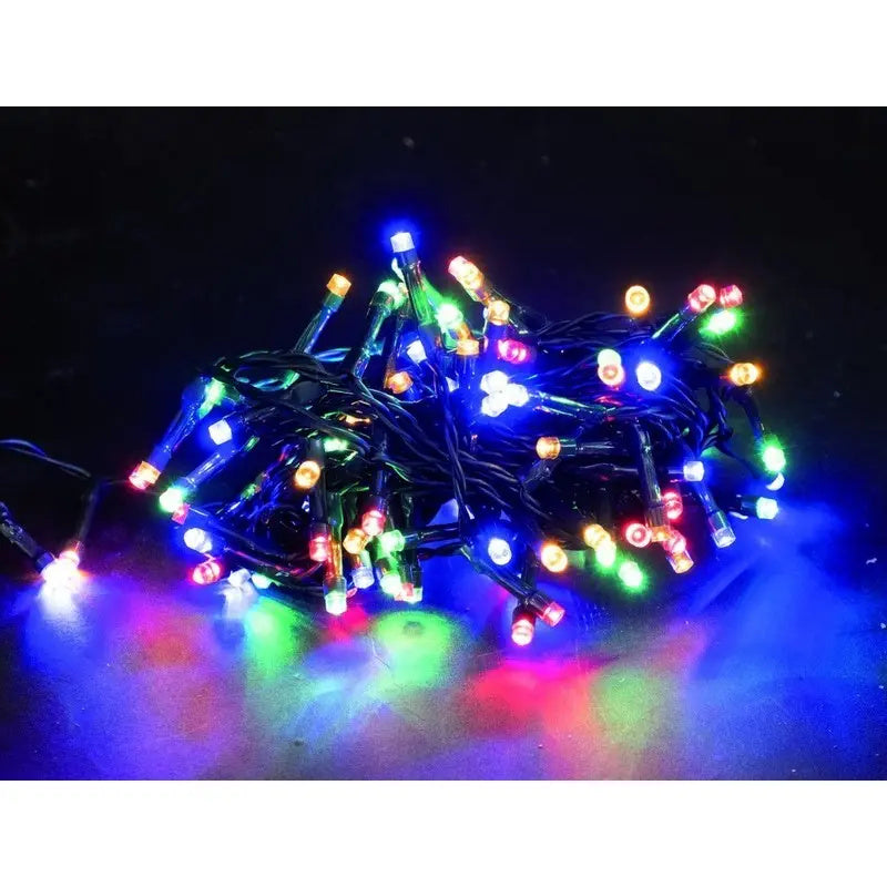 Catena 300 LED multicolor - 12 mt + 5 mt cavo (con timer, memory e giochi di luce)