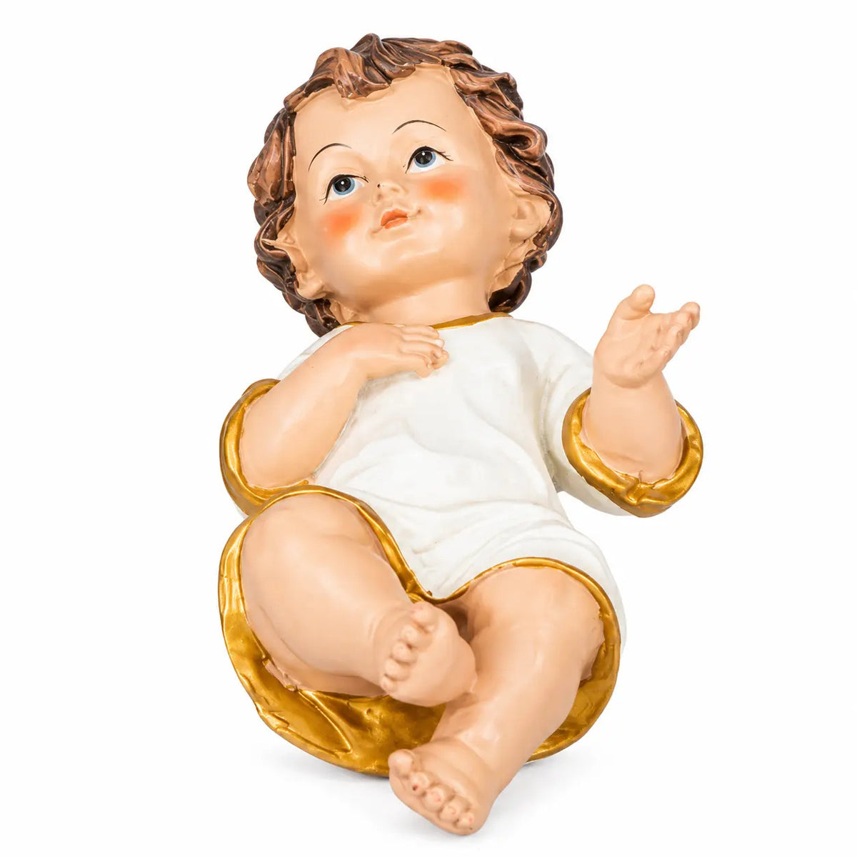 Statuetta Bambin Gesù in resina h 20 cm