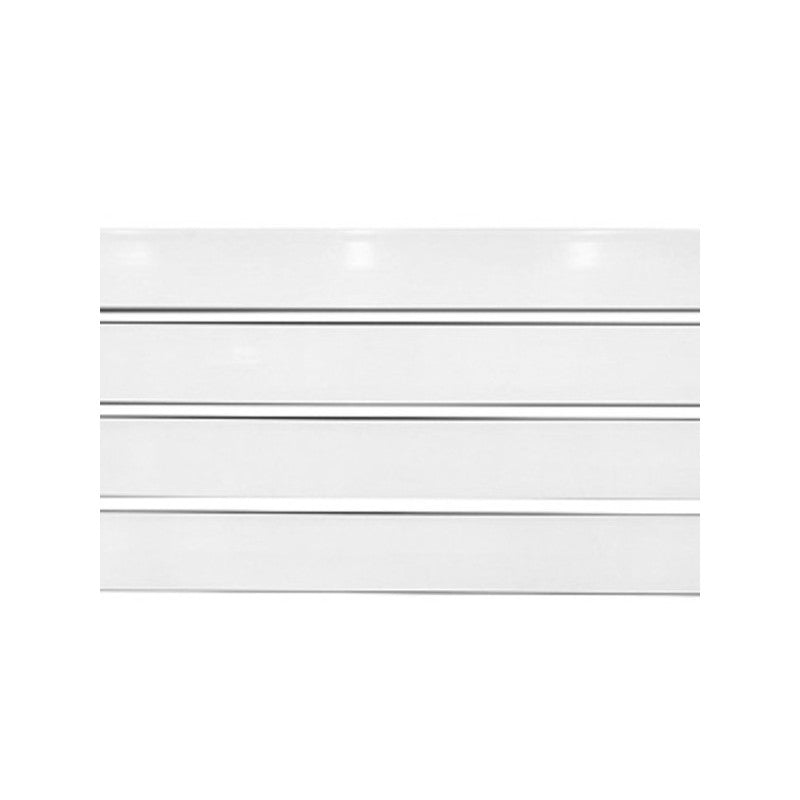 Set 4 goghe Miami in alluminio bianco lucido 150 × 10 cm