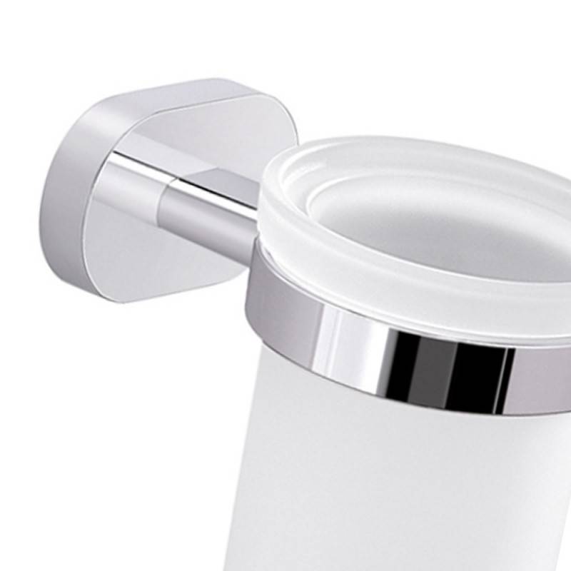 Porta cepillos de dientes de pared Gedy Bernina Series - fijación con pegamento o tornillos