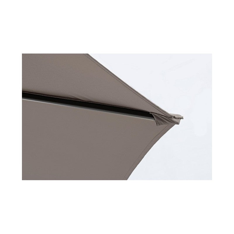 Garden umbrella with 360° arm Texas cm 300x h260 Anthracite-Dove Gray