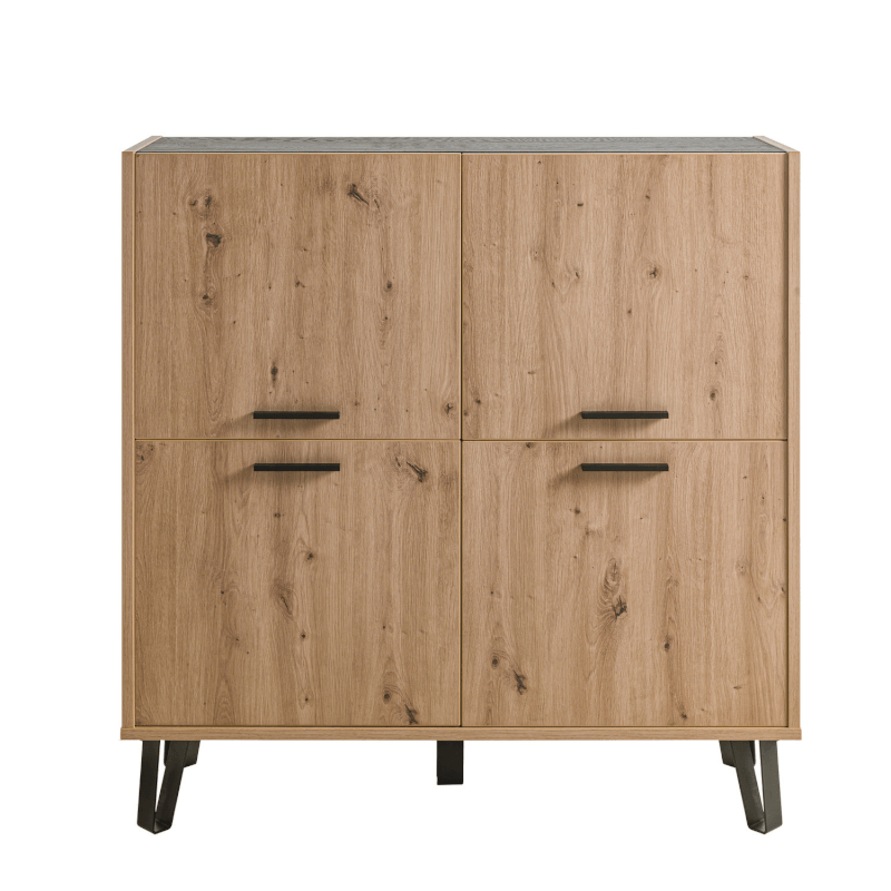 Vitruvia High Storage Cabinet with 4 Doors