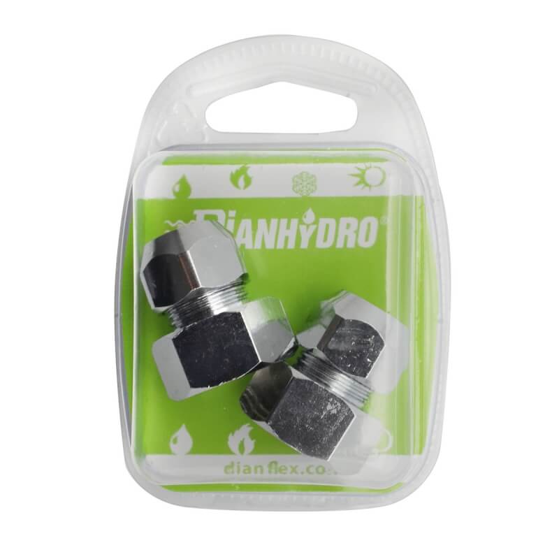 MF-Anschlüsse mit konischen Chrommuttern