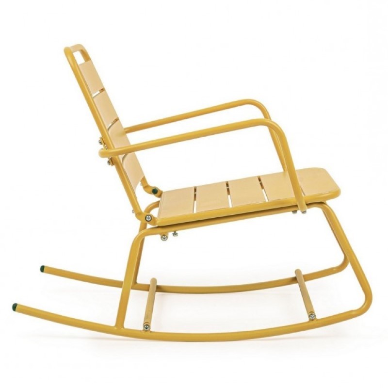 Yellow Ochre Rocking Chair Lillian Bizzotto