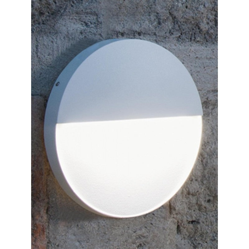 Paso marca 3W Led 4000K geo linea blanca redonda