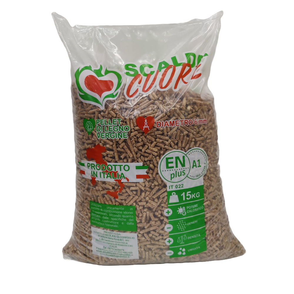 Premium Heartwarming Wood Pellets - 15 Kg