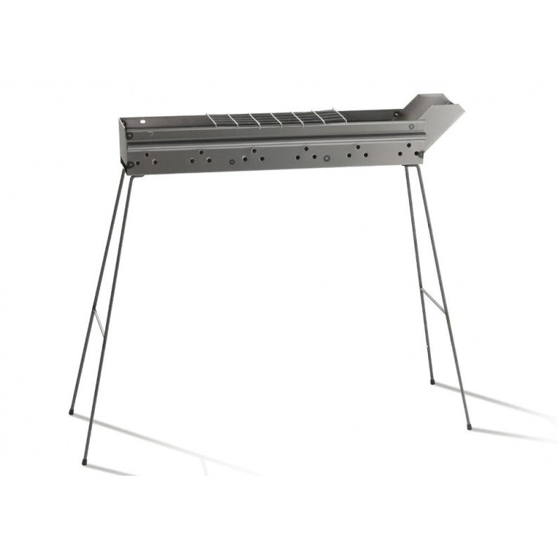 Turbo Holzkohle-Spießgrill 80x11x80 cm