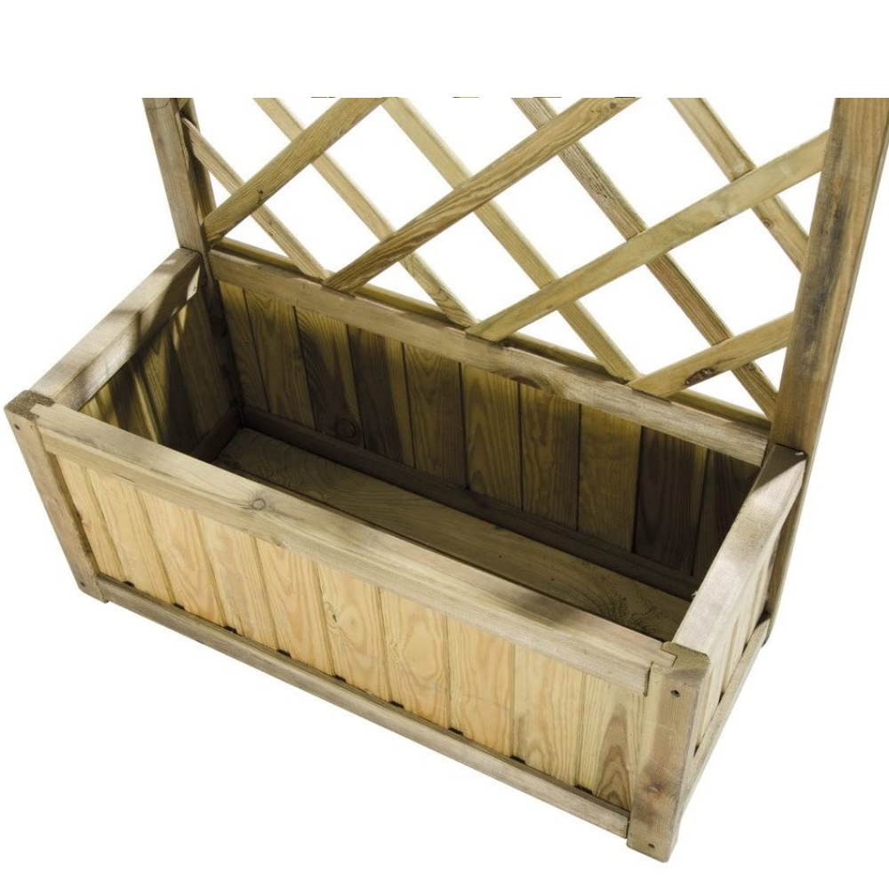 Planter with autoclaved grid 75x30x140 for garden furniture