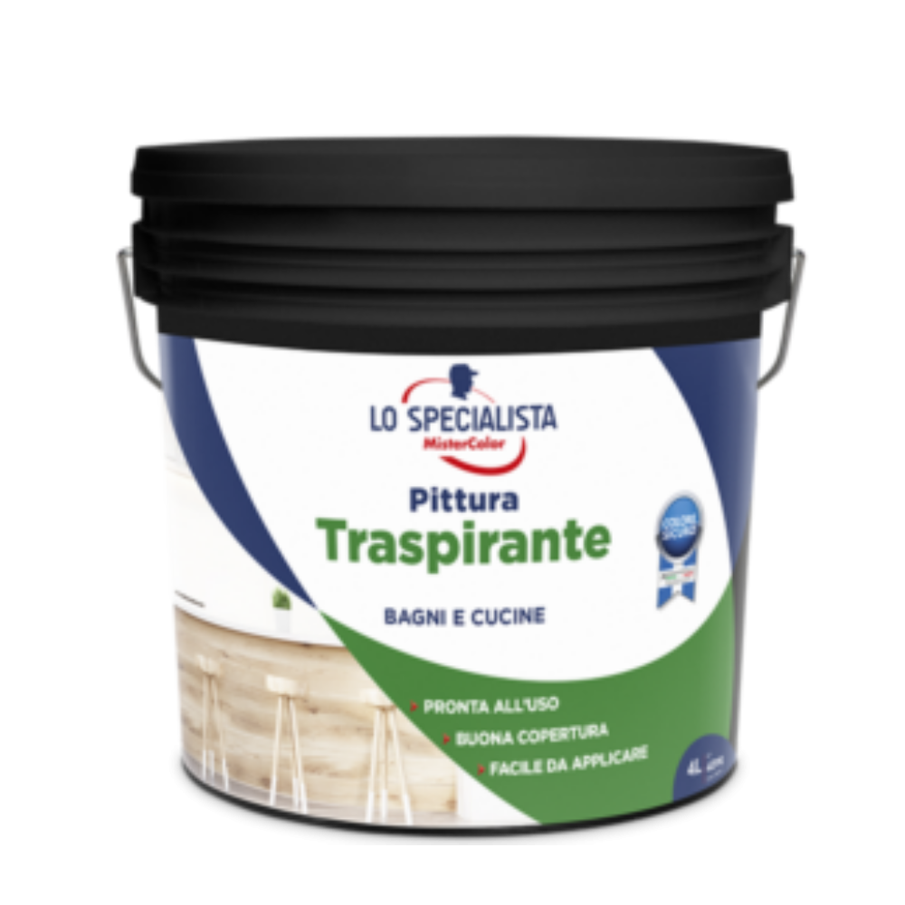 Pintura transpirable blanca Lo Specialista 4 litros