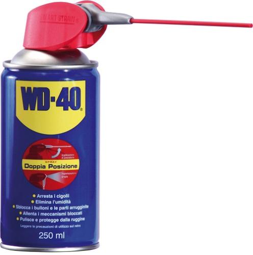 250 ml WD40 lubricating water-repellent unblocking and anti-corrosion spray