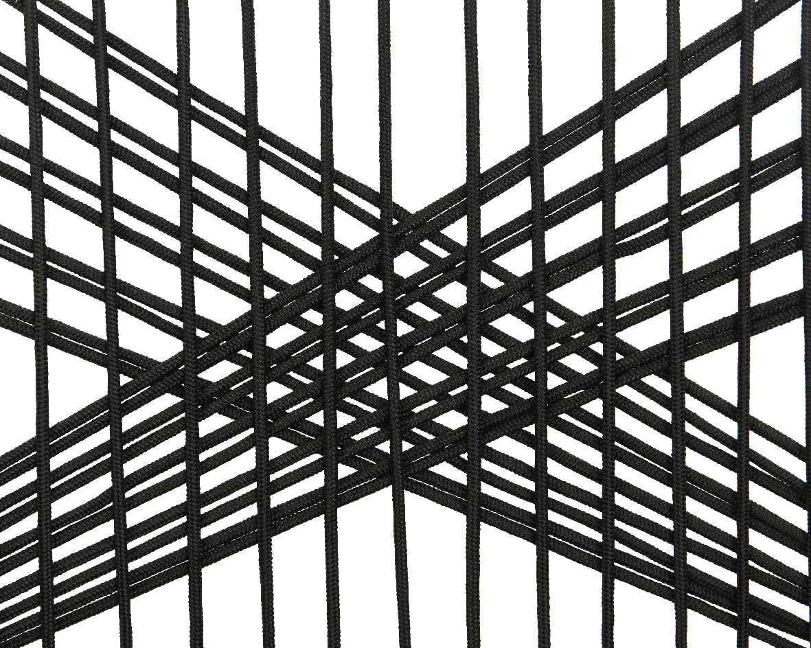 Seville Gray Stackable Chair In Pp With Outdoor Rope With Cushion