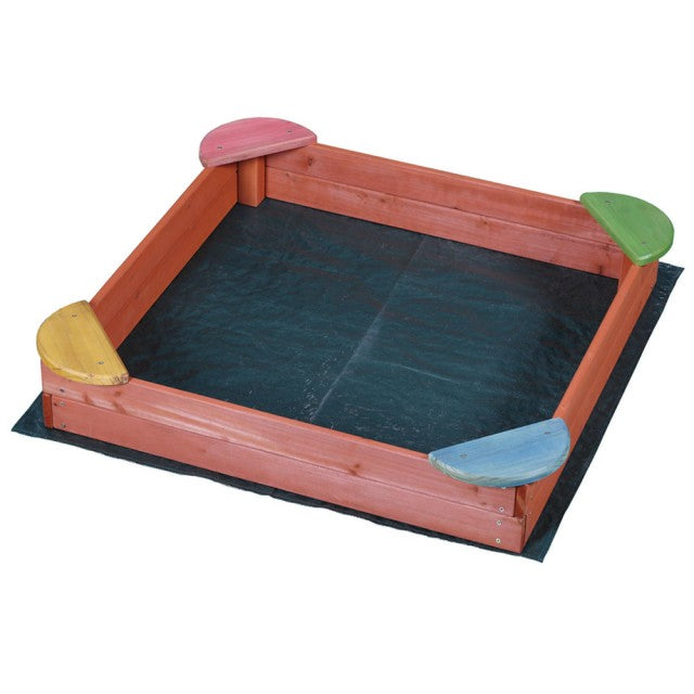 Fantasy Sabbiera for children - 100x100x17h - Wooden game to stimulate fantasy and manual skills