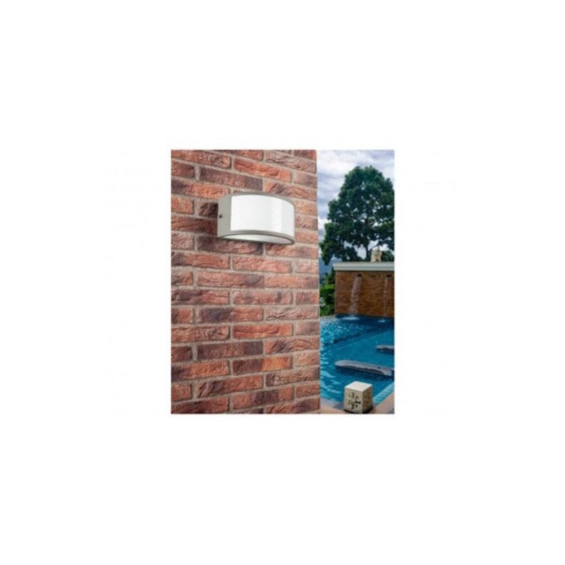 Enio Wandleuchte Modern 60W Silber 08595 - Außenbeleuchtung