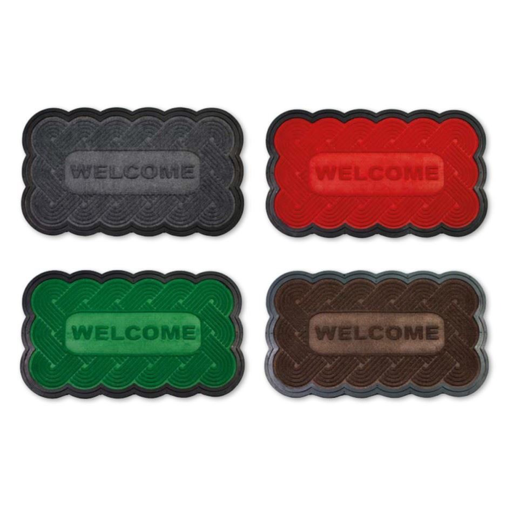 Rubber and polypropylene carpet 45x75 cm