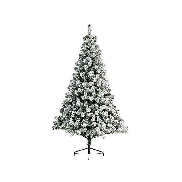 Snow-covered pine Christmas tree cm 117 x 180 h