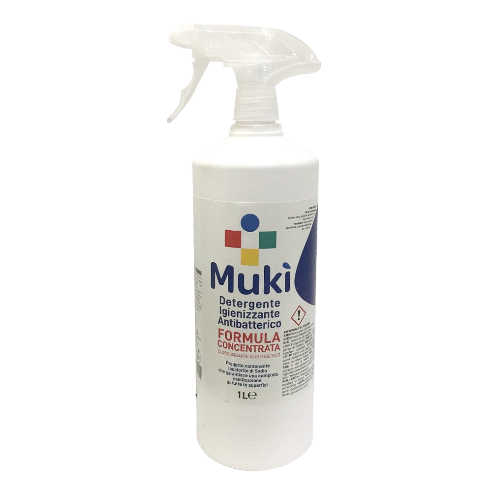 Detergente Igienizzante Mukì 750 Ml para Todas las Superficies