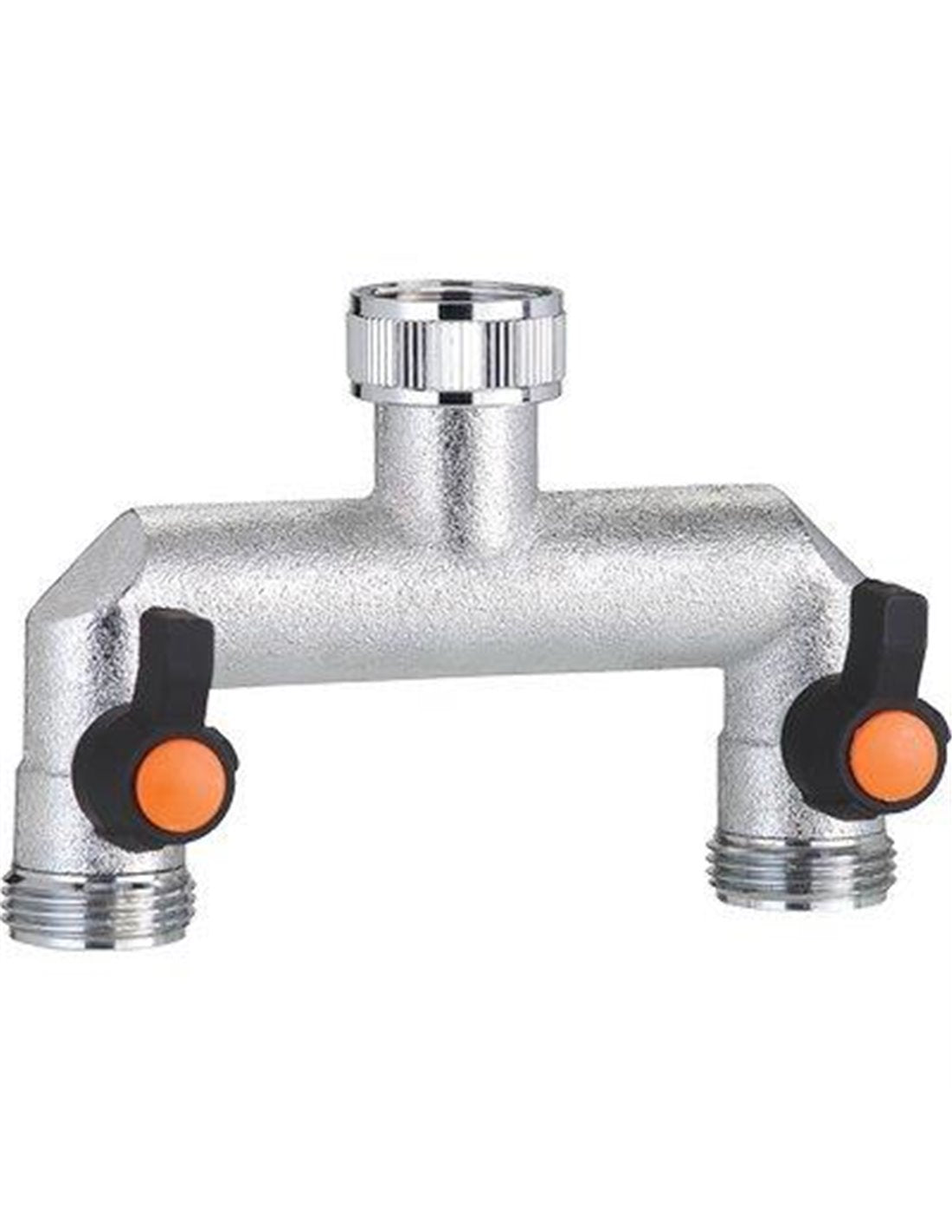 Tap socket with 2 Claber 3-4F Self 9601 brass thread couplings.