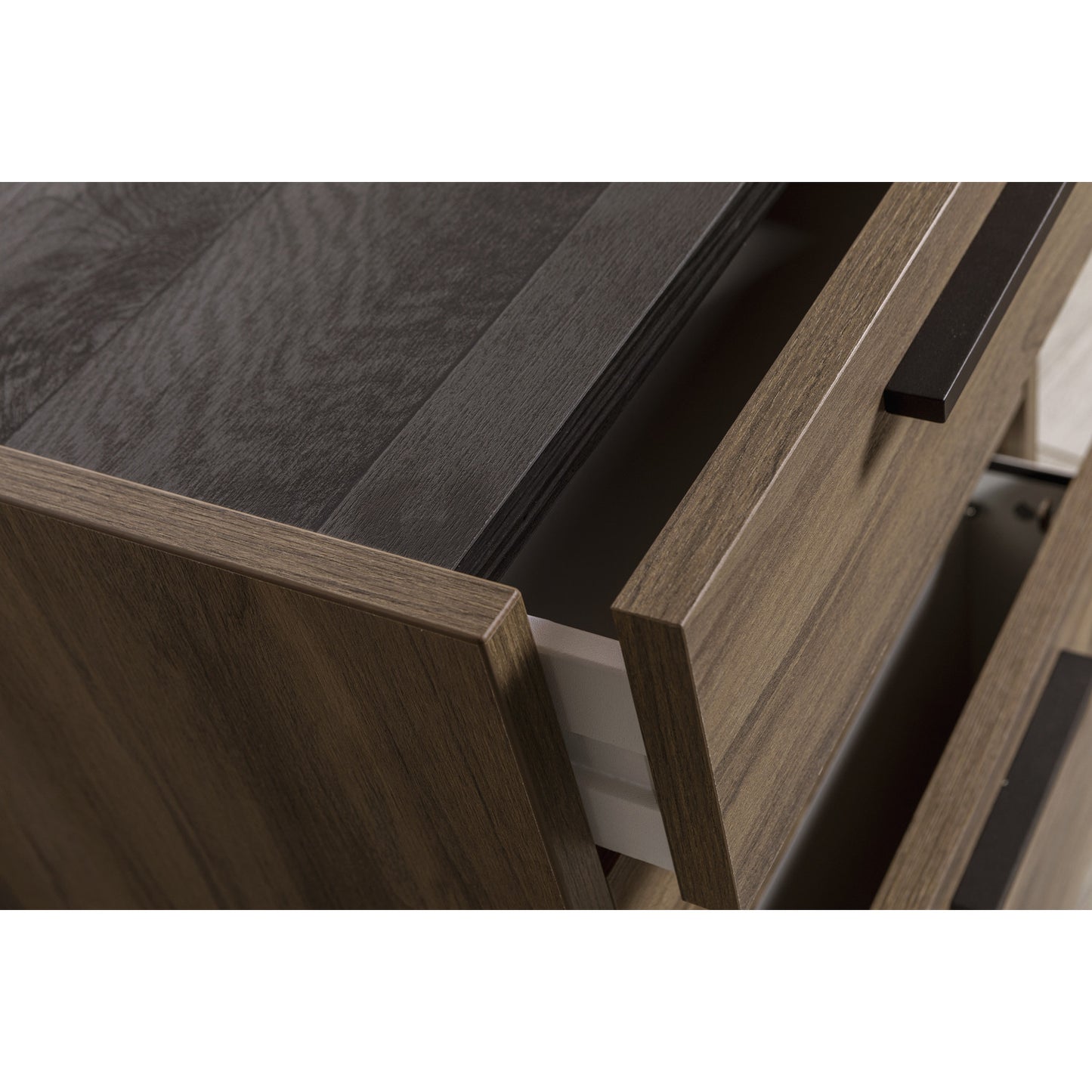 Low Chest of Drawers with 3 Drawers and Wheels - Davinci Brera - 50x47x61H