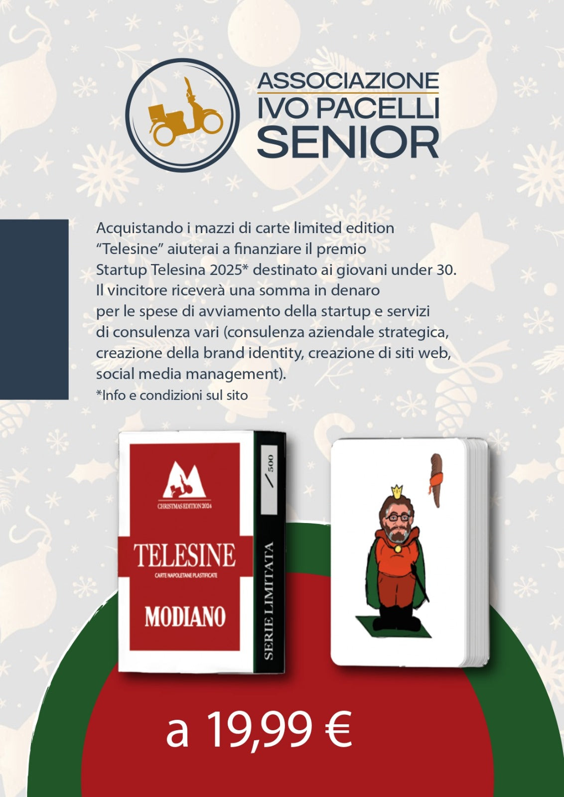 Carte Modiano napoletane Telesine Christmas edition 2024