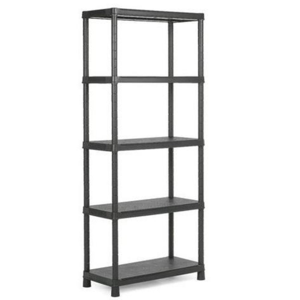 Plus 60 shelf with 5 shelves black