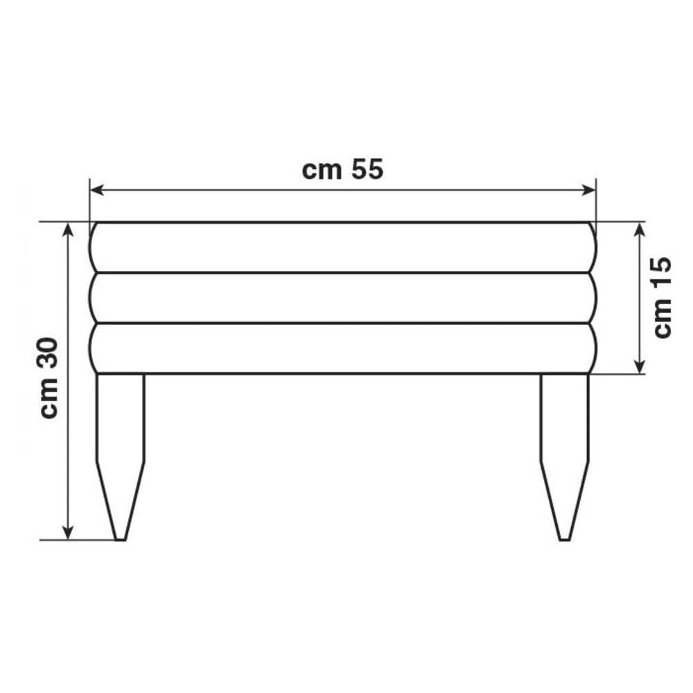 Holzzaun 55 x 30 cm für Vampirpflanzen