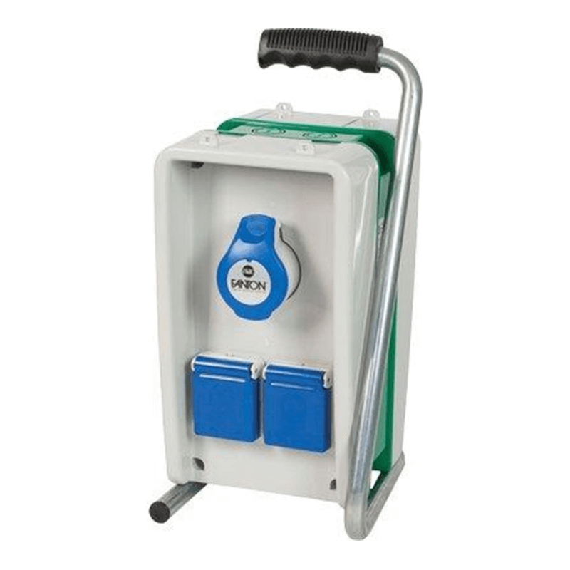 Cuadro Distribución Blu Eolo 74304 Fme Cee Tomas Blu X 2 Sch+10/16 X 2 Mm156X185 H.Mm 338