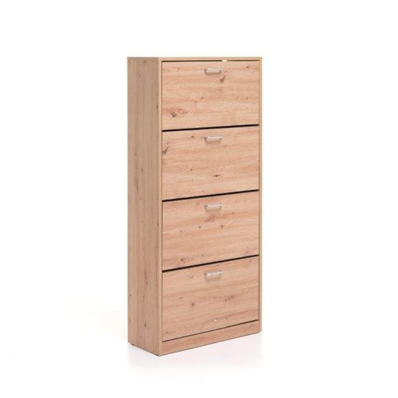 Double shoe rack 4 oak oak oak - 67x28x147 cm
