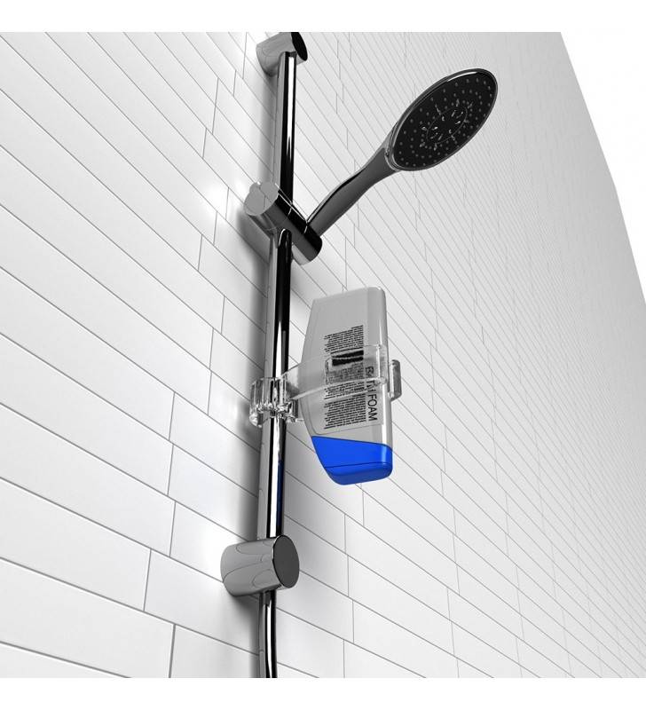 Transparent hook for shower rods or columns