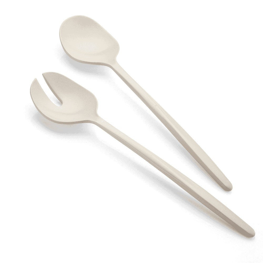 Tierra Guzzini Collection Salatbesteck weiße Farbe