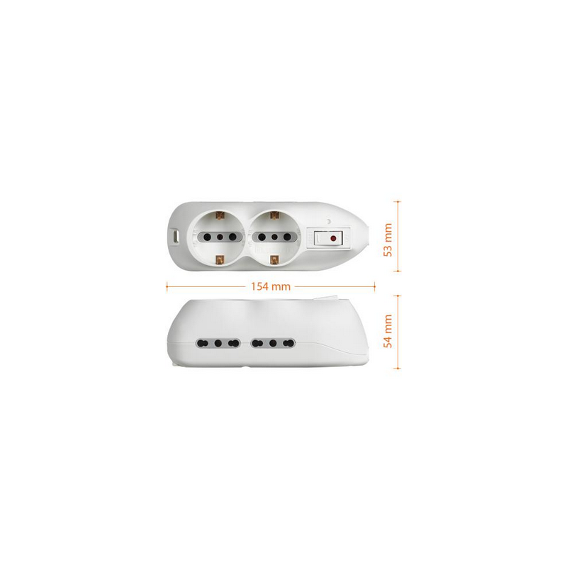 S3695DB 4-socket power strip