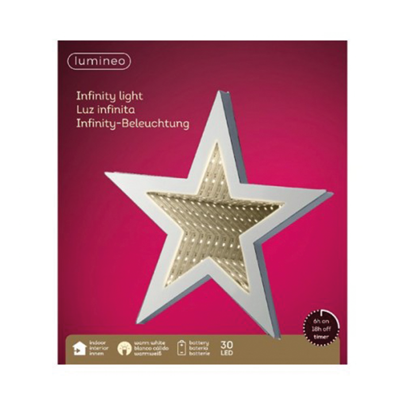 Stella led cálida 26 x 26 cm