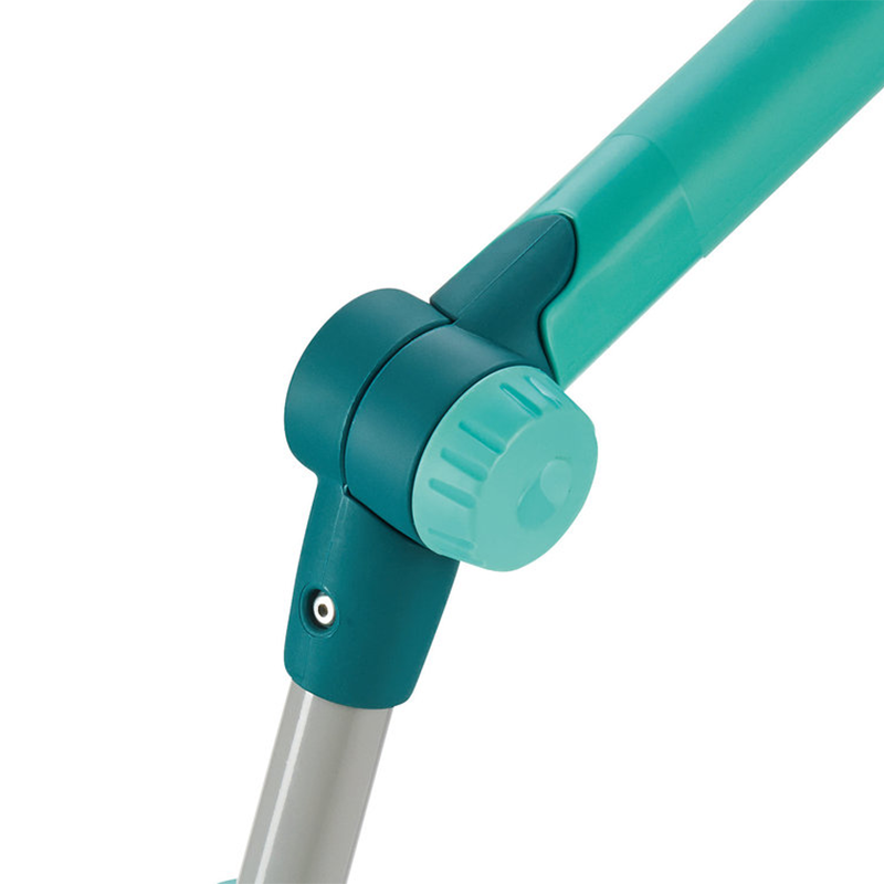 Telescopic steel handle with joint 110 bis 190 cm