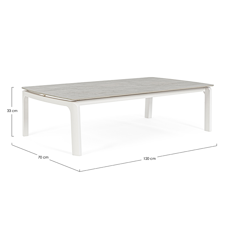Couchtisch JALISCO 120X70 WEISS
