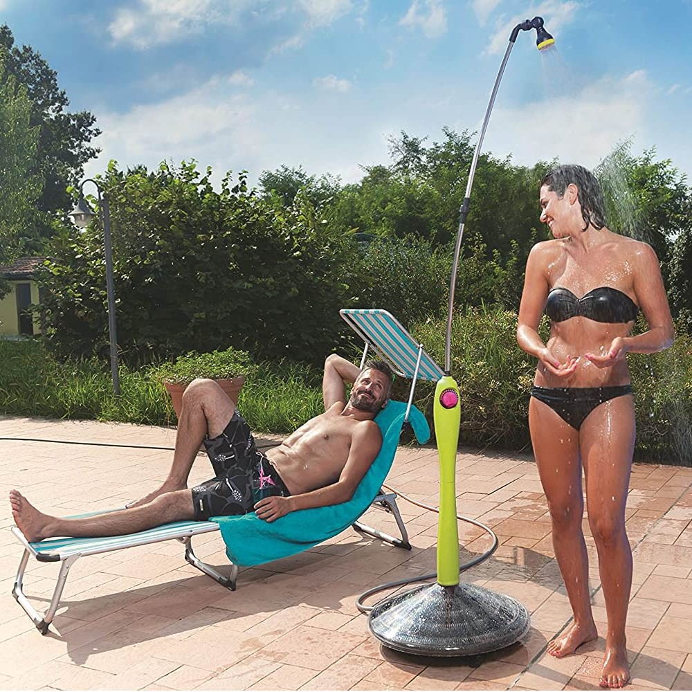 Sunny Style Green outdoor solar shower