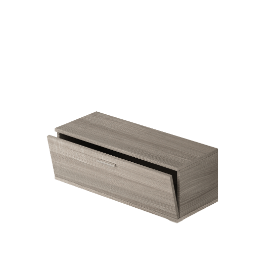 Living Room Base Unit with Drop-Down Door, Elm Color