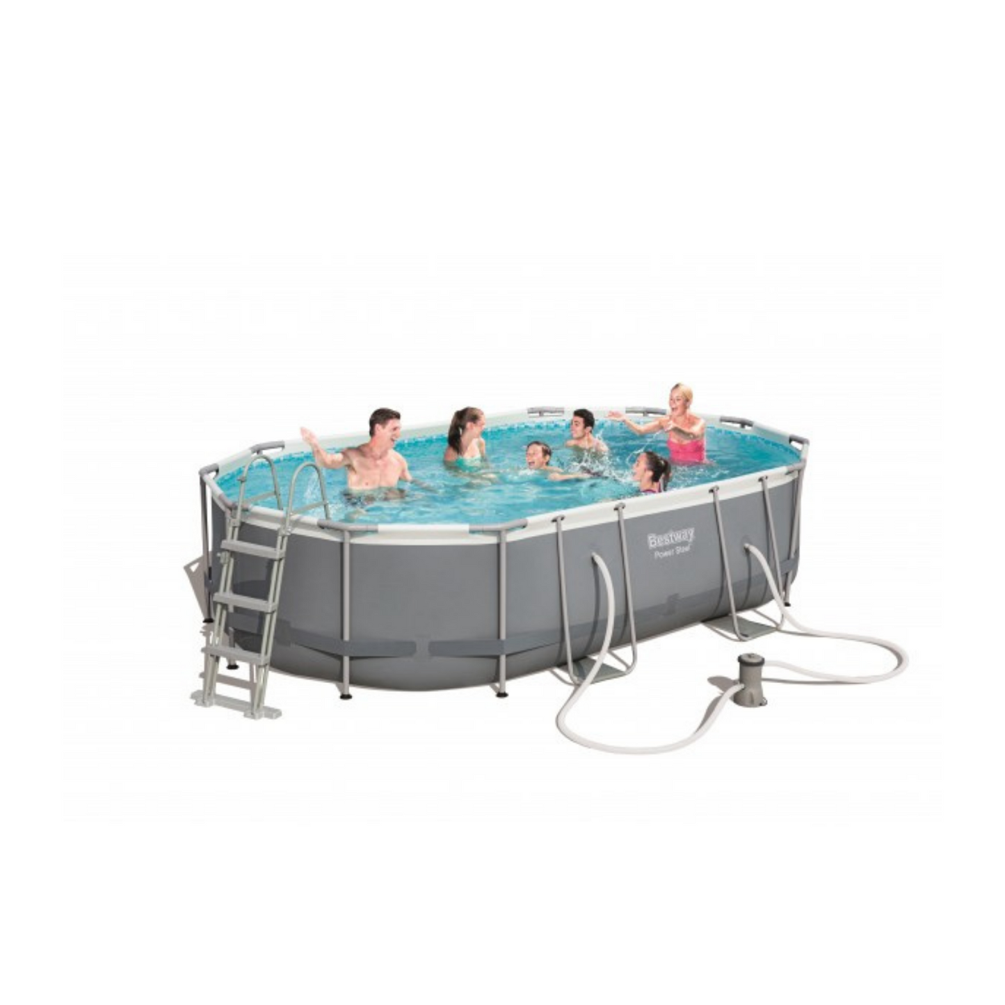 Oval C-Tel Pool with Pump 488x305x107 Model 56448