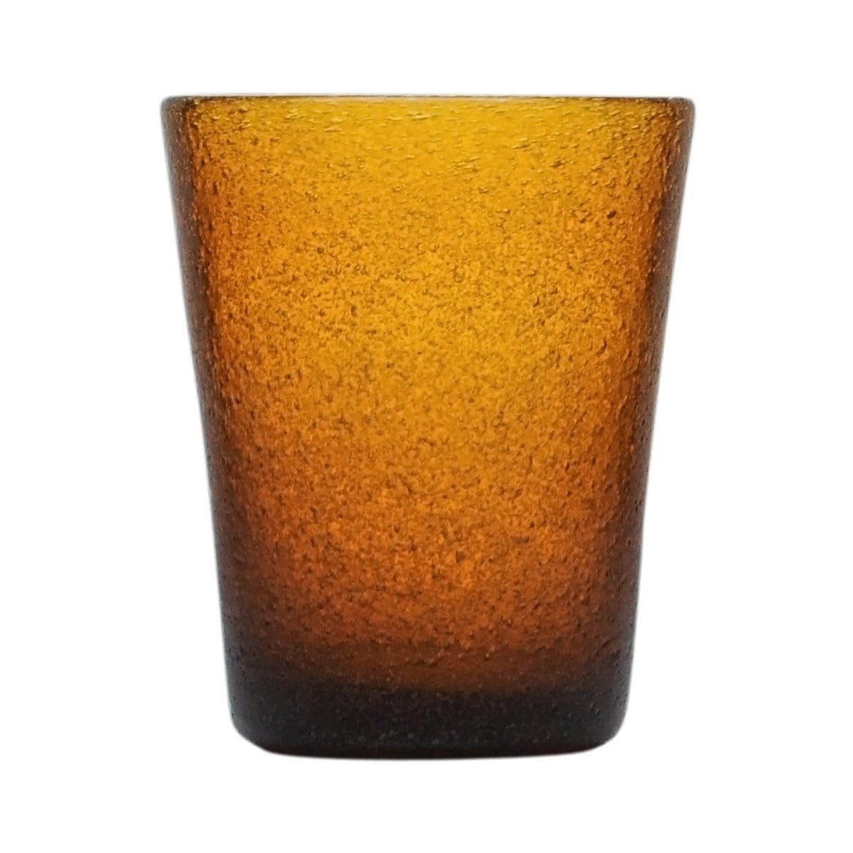 Vaso de cristal soplado original memento ámbar 0,25L