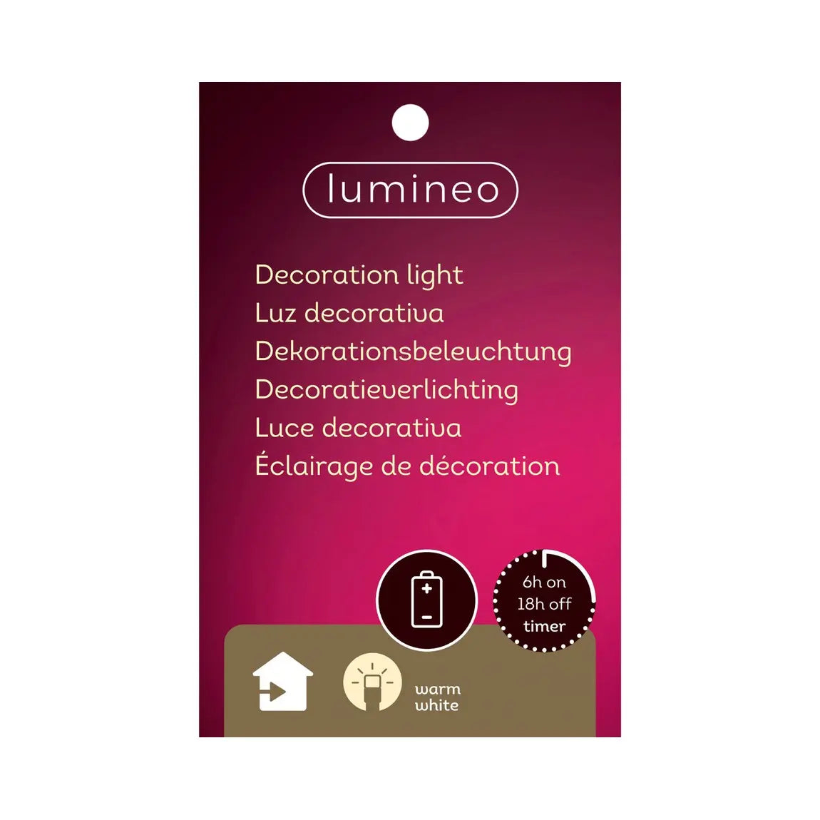 Fungo decorativo in poliresina con LED 21 × 21 × H27,5 cm