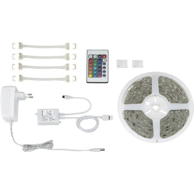 Briloner Tira LED RGB 5 metros 150 LEDs con mando a distancia