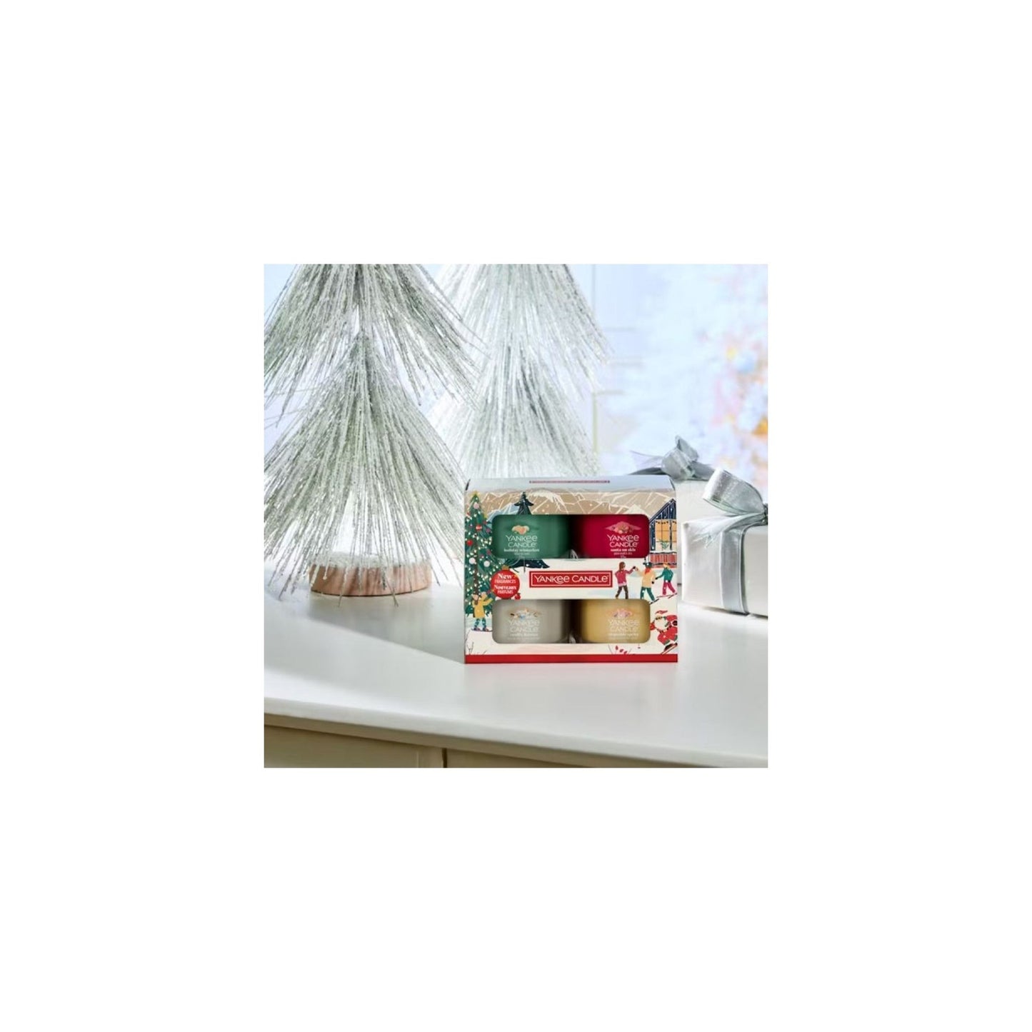 Gift box of 4 mini candles