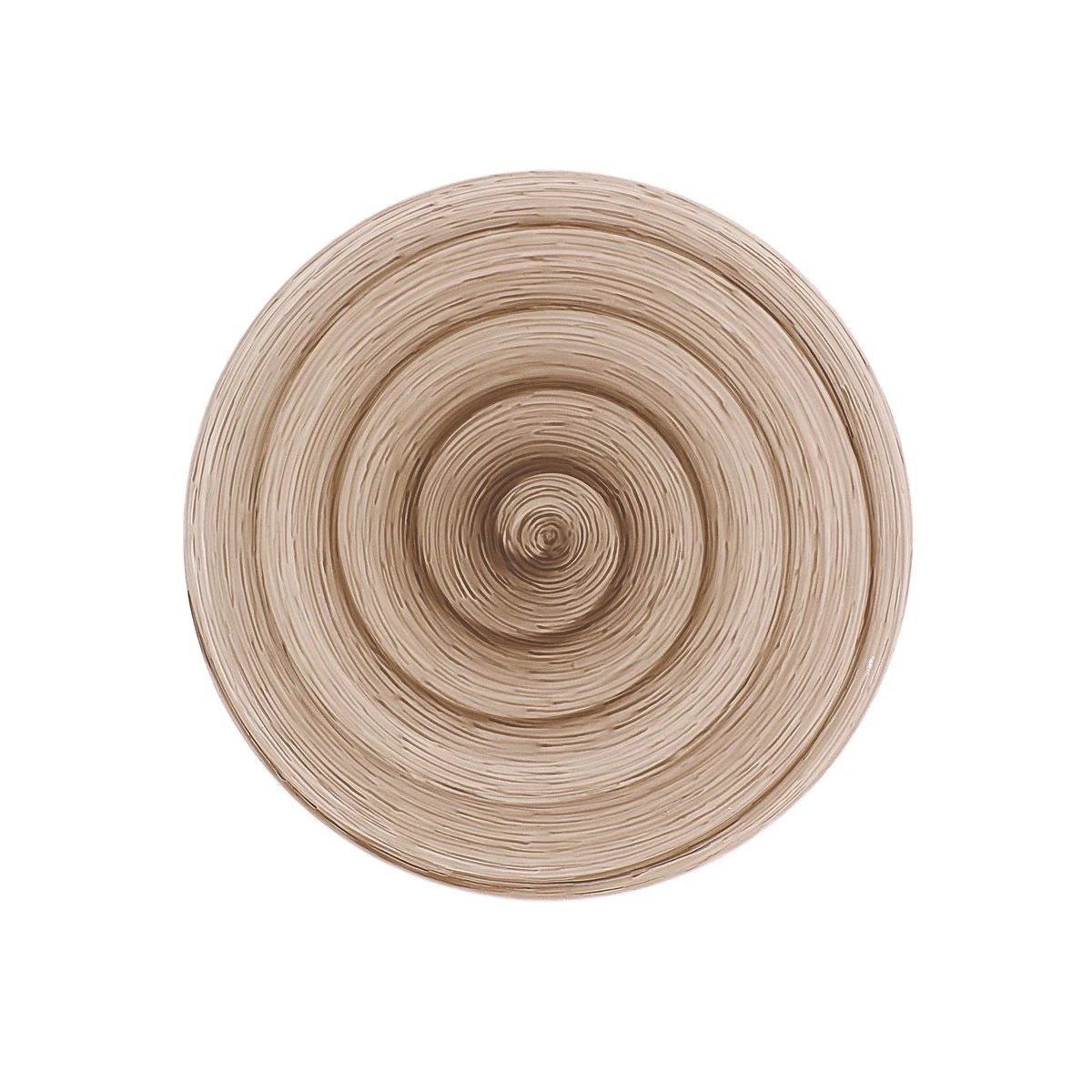 Memento Table grauer Speiseteller aus handbemalter Keramik Ø 27,5 cm