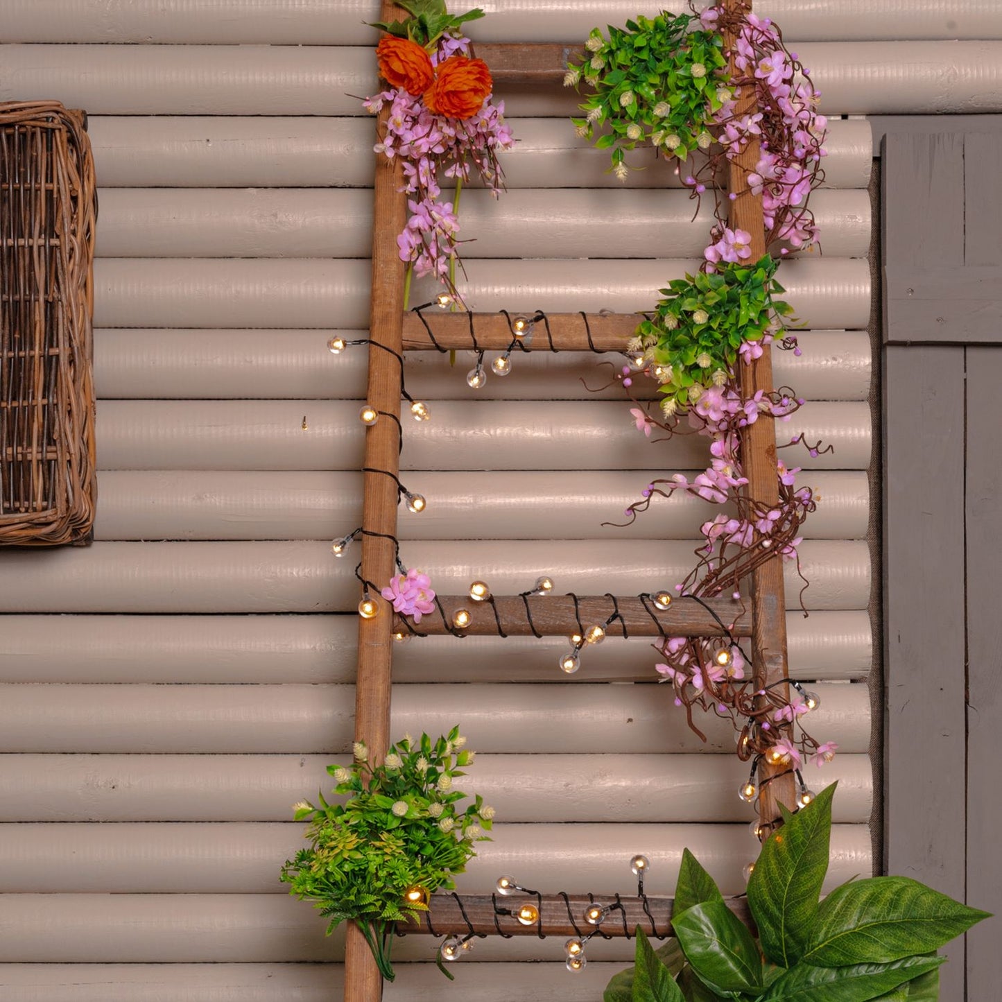 Catena solare 50 sfere ø20mm 2+5m